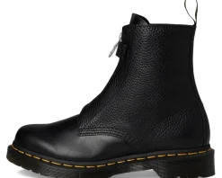 1460 Pascal Front Zip Leather Boots