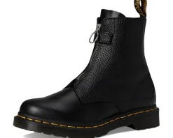 1460 Pascal Front Zip Leather Boots