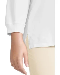 3/4 Sleeve Hi-Lo Tunic with Side Slits