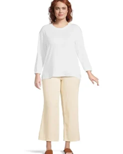 3/4 Sleeve Hi-Lo Tunic with Side Slits