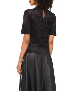 3/4 Sleeve Mockneck Top