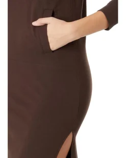 3/4 Sleeve Tailored Terry Gown