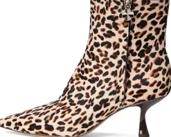 Adele Downtown Leopard Haircalf Bootie
