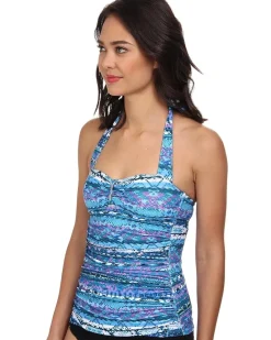 Adia Halter Tankini w/ Beads