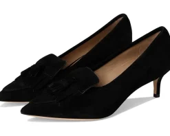 Adrienne Suede Kiltie Pumps