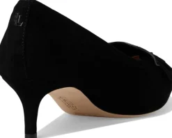 Adrienne Suede Kiltie Pumps