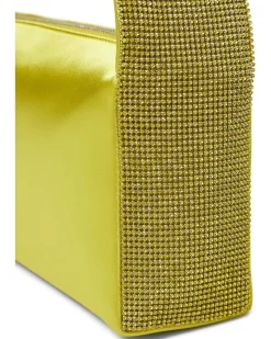 Afterparty Satin and Crystal Embellished Shoulder Bag