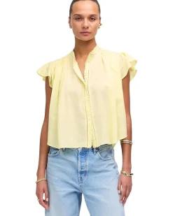 Alana Top In Cotton Viscose Voile