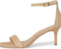 Allie Mid-Heel Suede Sandals