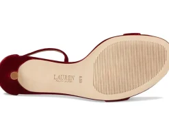 Allie Mid-Heel Velvet Sandals