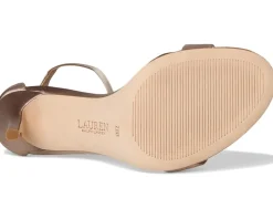 Allie Pave-Buckle Satin Sandals