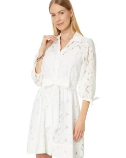 Amrita 3/4 Sleeve Shirtdress