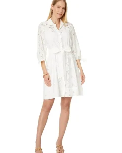 Amrita 3/4 Sleeve Shirtdress
