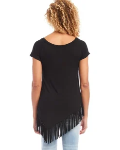 Angled Fringe Top