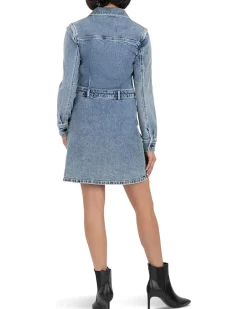 Arlington - Button Front Dress w/ A-Line Skirt & Waistband