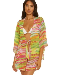 Awaken Sheer Woven Tunic Cover-Up