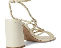 Azimma Braided Block Heel Sandals