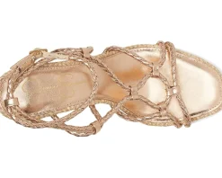 Azimma Braided Block Heel Sandals