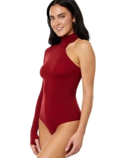 Ballet Body One Shoulder Turtleneck Bodysuit KT047