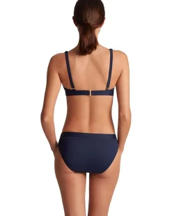 Beach Club Solid V Wire Over the Shoulder Top