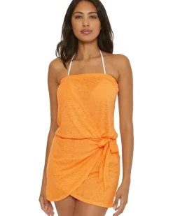 Beach Date Mock Sarong Dress Cover-Up