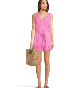 Beach Date Romper with pockets cover-up