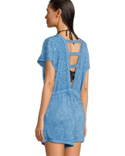 Beach Date V Neck Romper Cover-Up