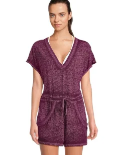Beach Date V Neck Romper Cover-Up