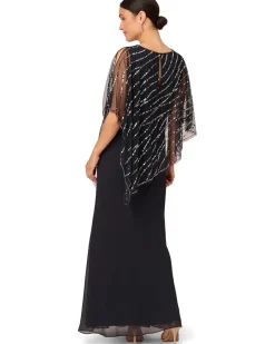 Beaded Popover Midi Dress