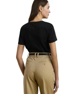 Beaded-logo Cotton Jersey Tee