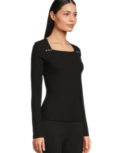 Beaty Long Sleeve Knit Top