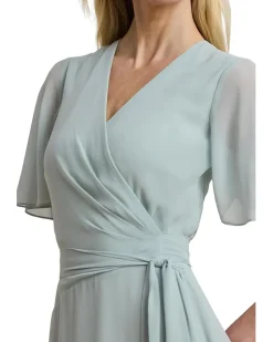 Belted Georgette Dress