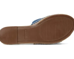 Biricha Floral Flat Sandals