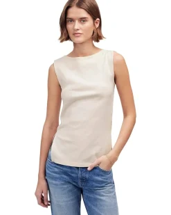 Boat Neck Slit Tank