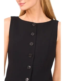 Boat Neck Waistcoat Top