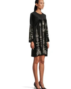 Bounce Velour Kimono Sleeve Dress - Marik