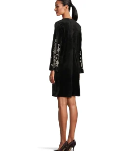 Bounce Velour Kimono Sleeve Dress - Marik