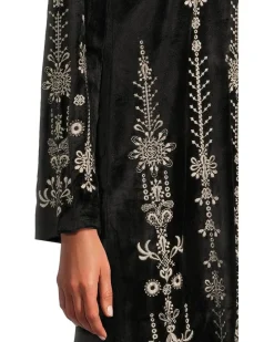 Bounce Velour Kimono Sleeve Dress - Marik