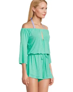 Breezy Basics Off The Shoulder Romper