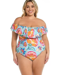 Breezy Beauty Off-the-Shoulder Ruffle Mio