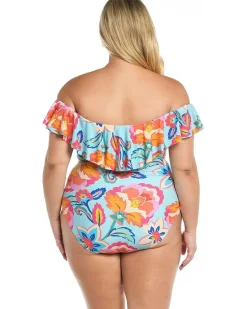 Breezy Beauty Off-the-Shoulder Ruffle Mio