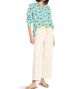 Bright Spot Cotton Crinkle Shirt