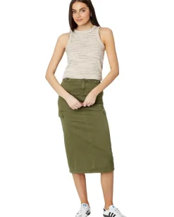 Brightside Rib Cutaway Crop Tank in Marled Space-Dye