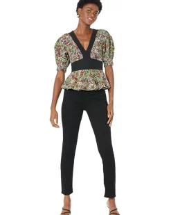 Camilya Crepe Puff Sleeve Top