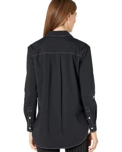 Camper Sporty Microfiber Button-Down Shirt