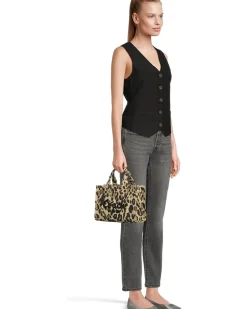 Cargo Tote 26 with Leopard Print