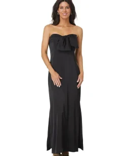Carlynn Satin Maxi Bow Dress
