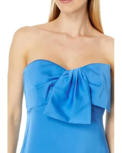 Carlynn Strapless Satin Bow Dress