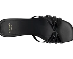 Carolina Patent Leather Kitten Heel Sandals