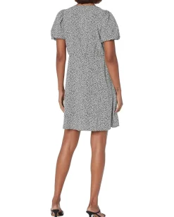 Challis Wrap Mini Dress in Tudor Floral